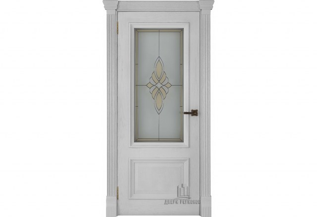 Корсика, дуб Perla, стекло Маэстро